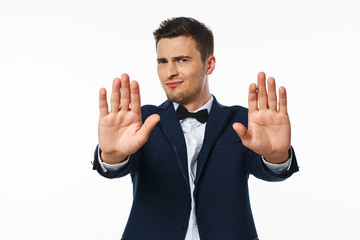 businessman with thumbs up