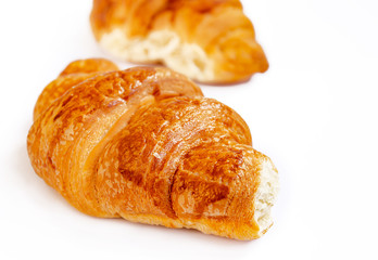 croissant with a beautiful fresh crispy crust