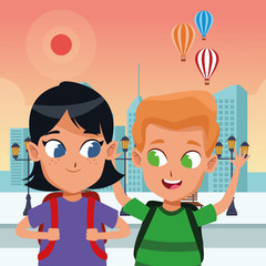 adorable cute children childhood cartoon