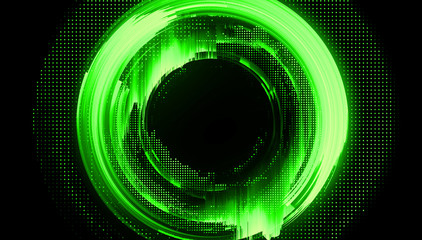 Vivid abstract background. Beautiful design of rotation frame.  .Mystical portal. Bright sphere lens. Rotating lines. Glow ring. .Magic neon ball. Led blurred swirl. Spiral glint lines.