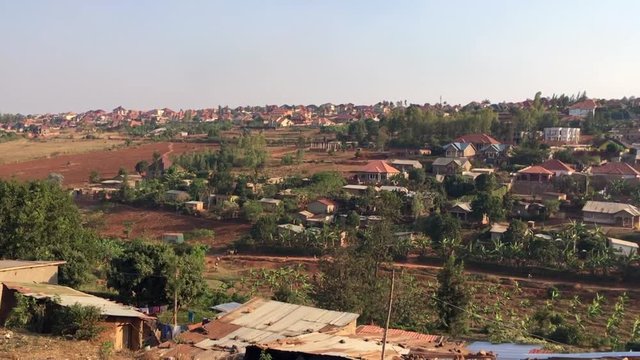 Landscape in Kigali, Rwanda