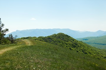 Fototapeta na wymiar View from a mountain