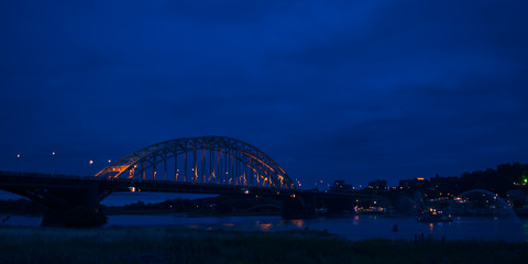 The Waalbridge Nijmegen during Night