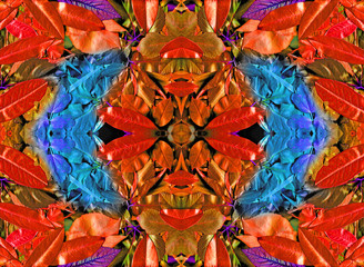 Fototapeta premium Floral grooves