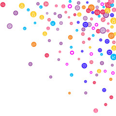 Social media marketing, Communication concept.