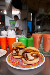 Peruvian pork sandwich