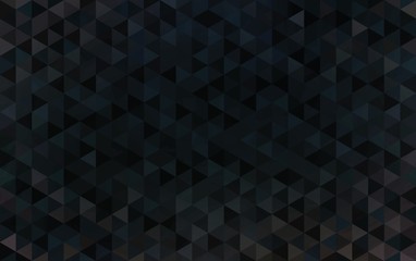 Trendy black triangles creative pattern abstract. Creative cristal background.