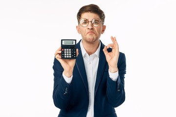 young businessman with mobile phone