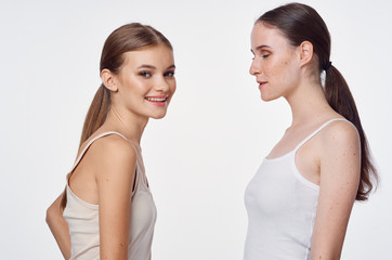 portrait of two women