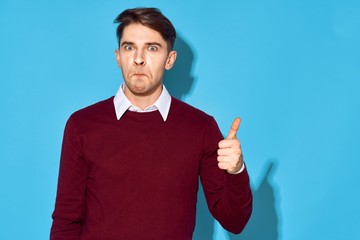 young man pointing at you