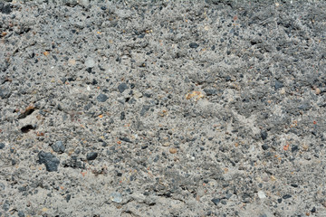 Surface of slag concrete