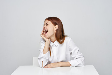 young business woman in the office