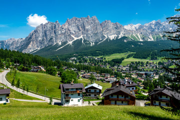 Fototapeta na wymiar Cortina d'Ampezzo