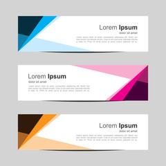 Fototapeta premium Banner background.Modern template design.Vector design Banner background.