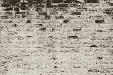 Old red brick wall texture