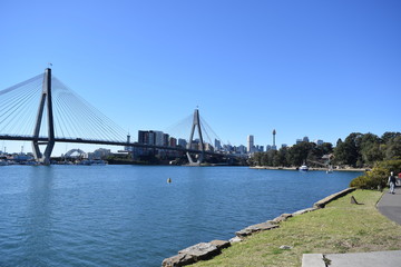 Fototapeta premium Bridges Skyline