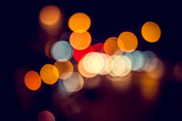 Bokeh of colorful light