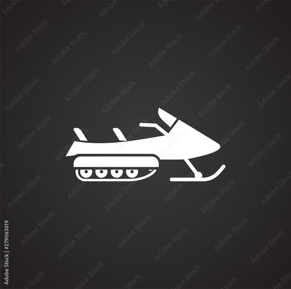 Poster moto related icon on background for graphic and web design. simple illustration. internet concept sy