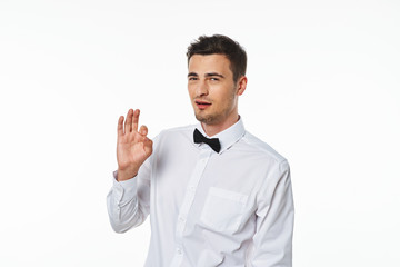 businessman with thumb up