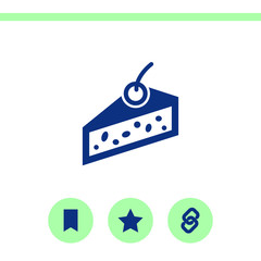 Simple flat icon on white background.