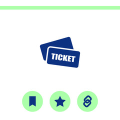 Simple flat icon on white background.