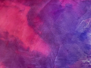 Obraz premium Texture decorative purple plaster imitating the old peeling wall.