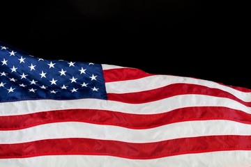 Obraz premium Closeup of the American Flag