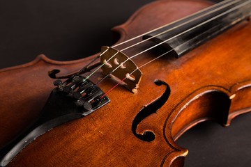 Fototapeta premium Detail of a Violin