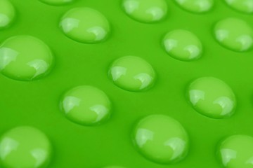 Green drop. water drops set on green background. Drops pattern.Ecology, nature and environment. Abstract water background.Water Drops on Green Surface