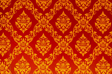 Seamless decorative pattern on background. Thai style for background.