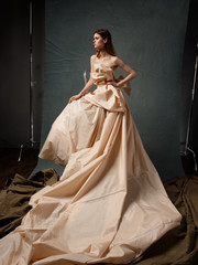 bride in white dress