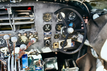 cockpit of aircraft