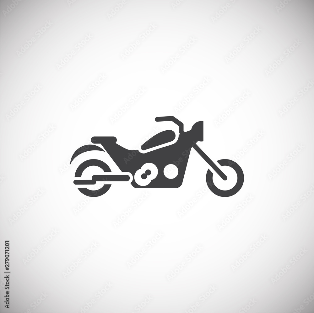 Poster moto related icon on background for graphic and web design. simple illustration. internet concept sy