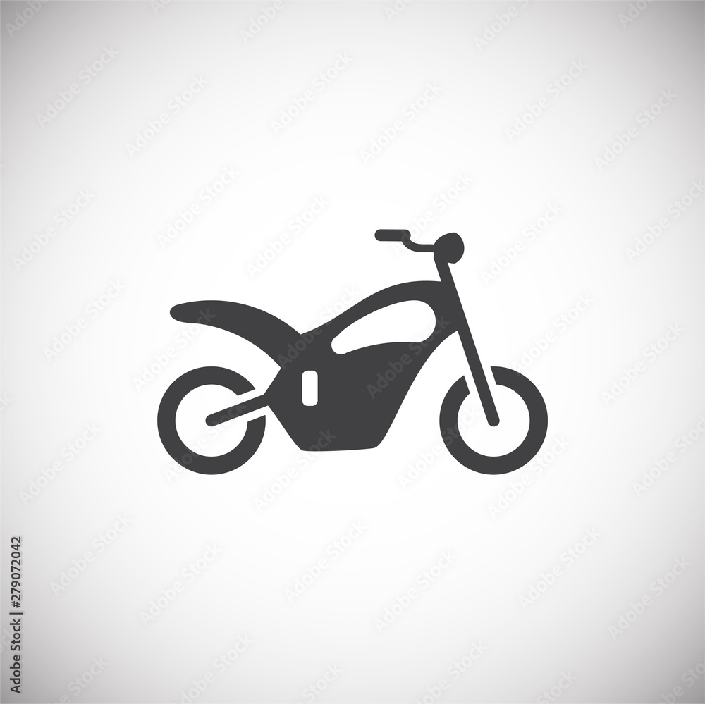 Poster moto related icon on background for graphic and web design. simple illustration. internet concept sy