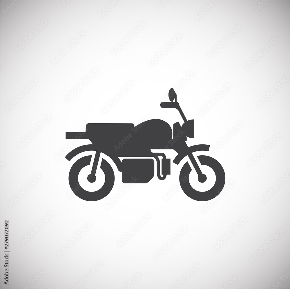 Poster moto related icon on background for graphic and web design. simple illustration. internet concept sy