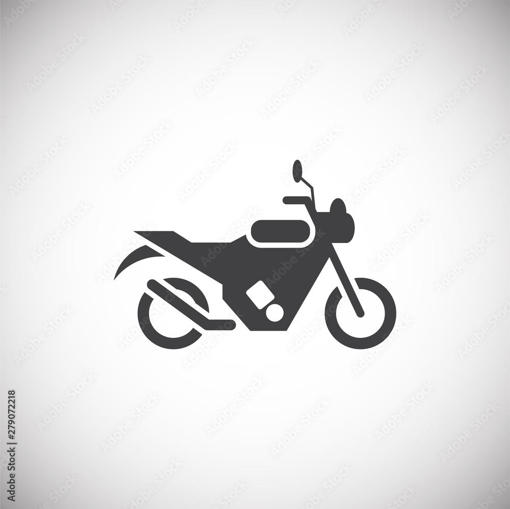 Poster moto related icon on background for graphic and web design. simple illustration. internet concept sy