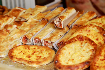 Georgian traditional khachapuri