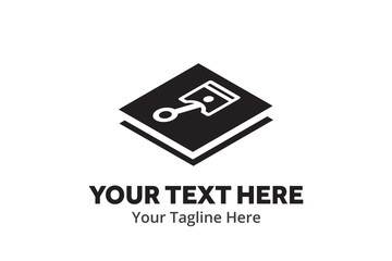 simple motorcycle logo creative design in flat style with color . emotorbike logo creative design for identity and club