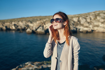 young woman on the beach