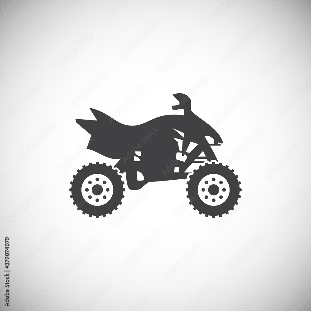 Poster moto related icon on background for graphic and web design. simple illustration. internet concept sy