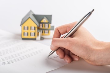 Signing Contract of House Sale