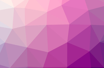 Obraz premium Illustration of abstract Purple horizontal low poly background. Beautiful polygon design pattern.