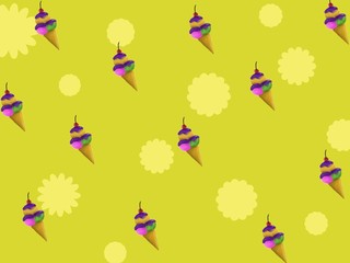 ice-cream pattern