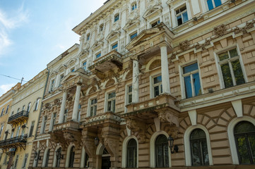 Fototapeta na wymiar buildings in Odessa