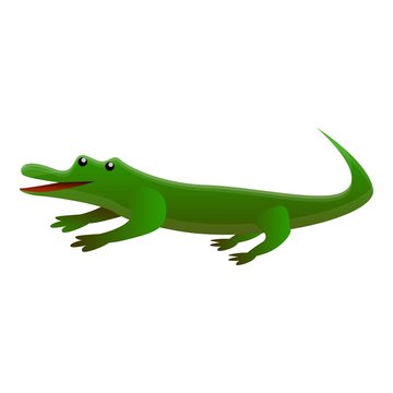 Alligatoricon. Cartoon of alligatorvector icon for web design isolated on white background