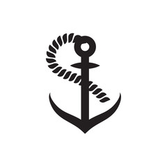 Anchor icon graphic design template vector illustration