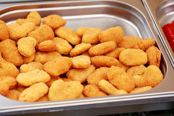 Fried shrimp in batter