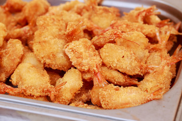 Fried shrimp in batter