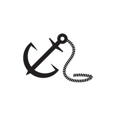 Anchor icon graphic design template vector illustration