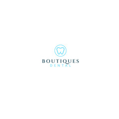 Obraz premium best original logo designs inspiration and concept for BOUTIQUES Digital DENTAL by sbnotion
